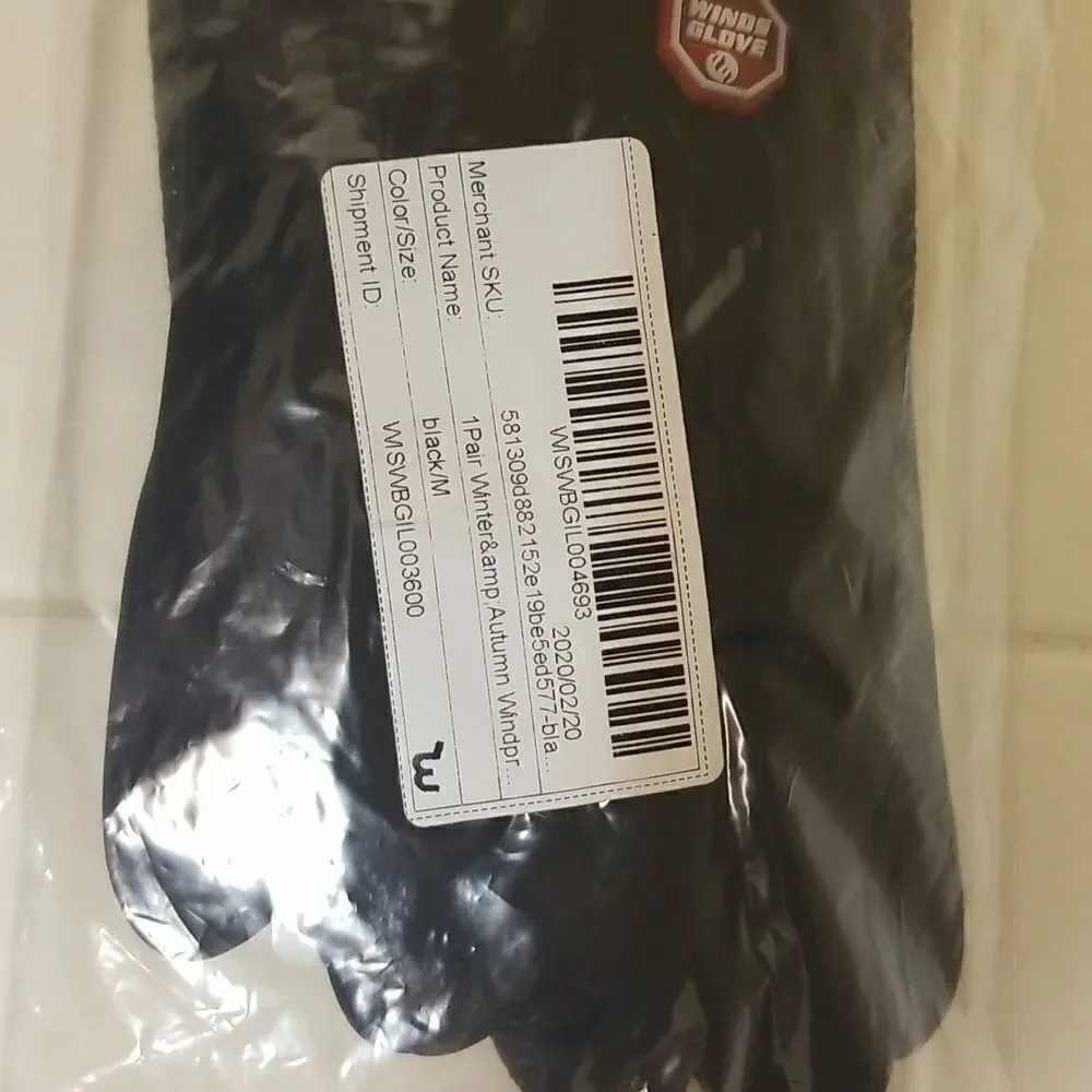 Winds Glove black fleece