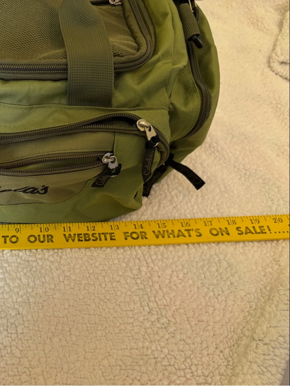Cabelas brand flap