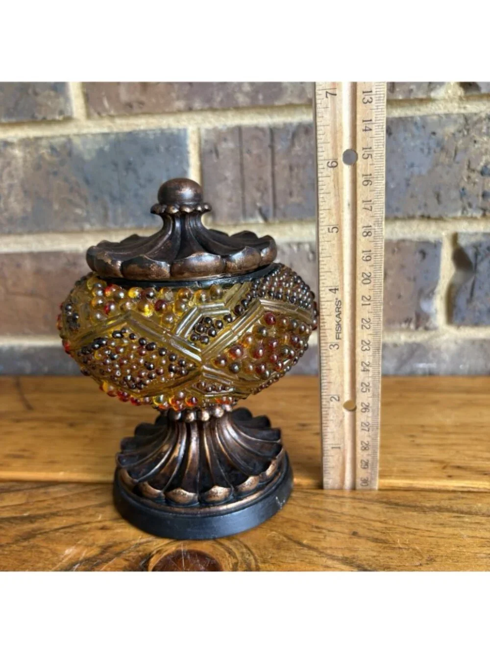 Vintage amber bronze