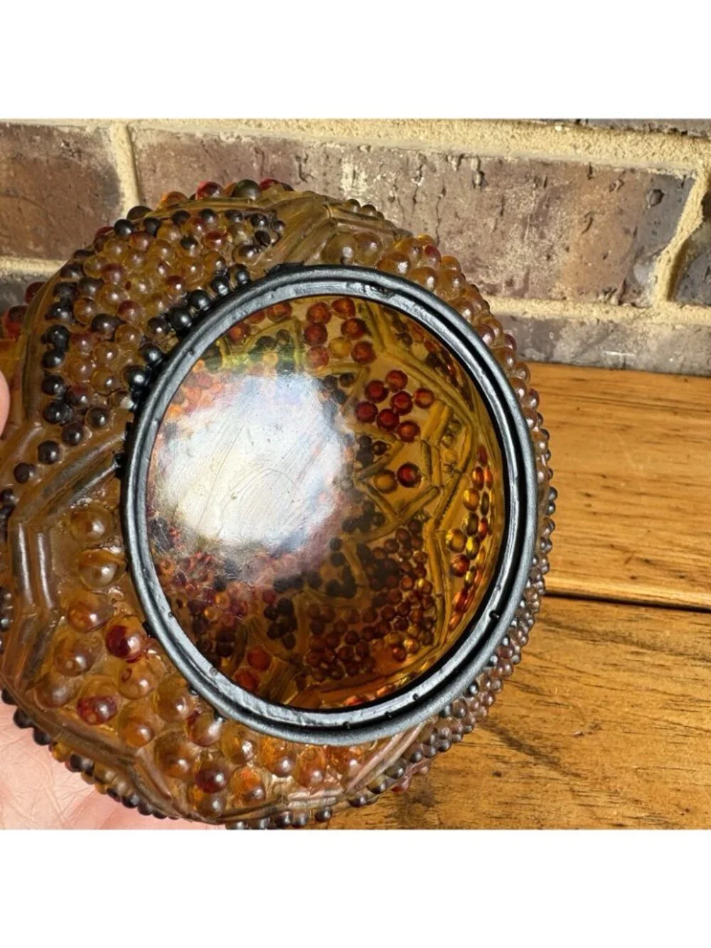 Vintage amber bronze