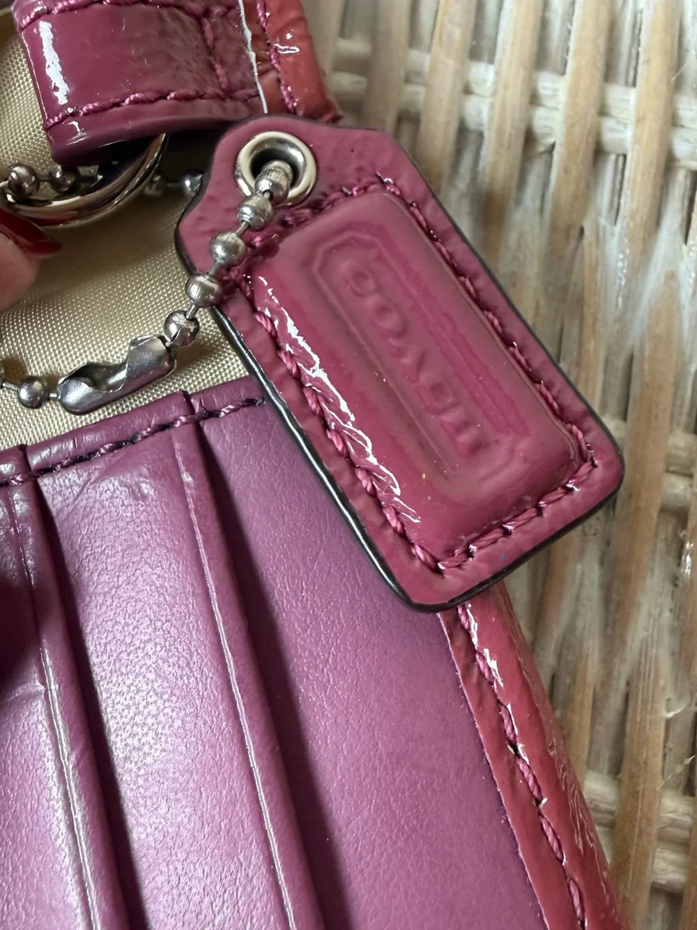 Coach mauve pink