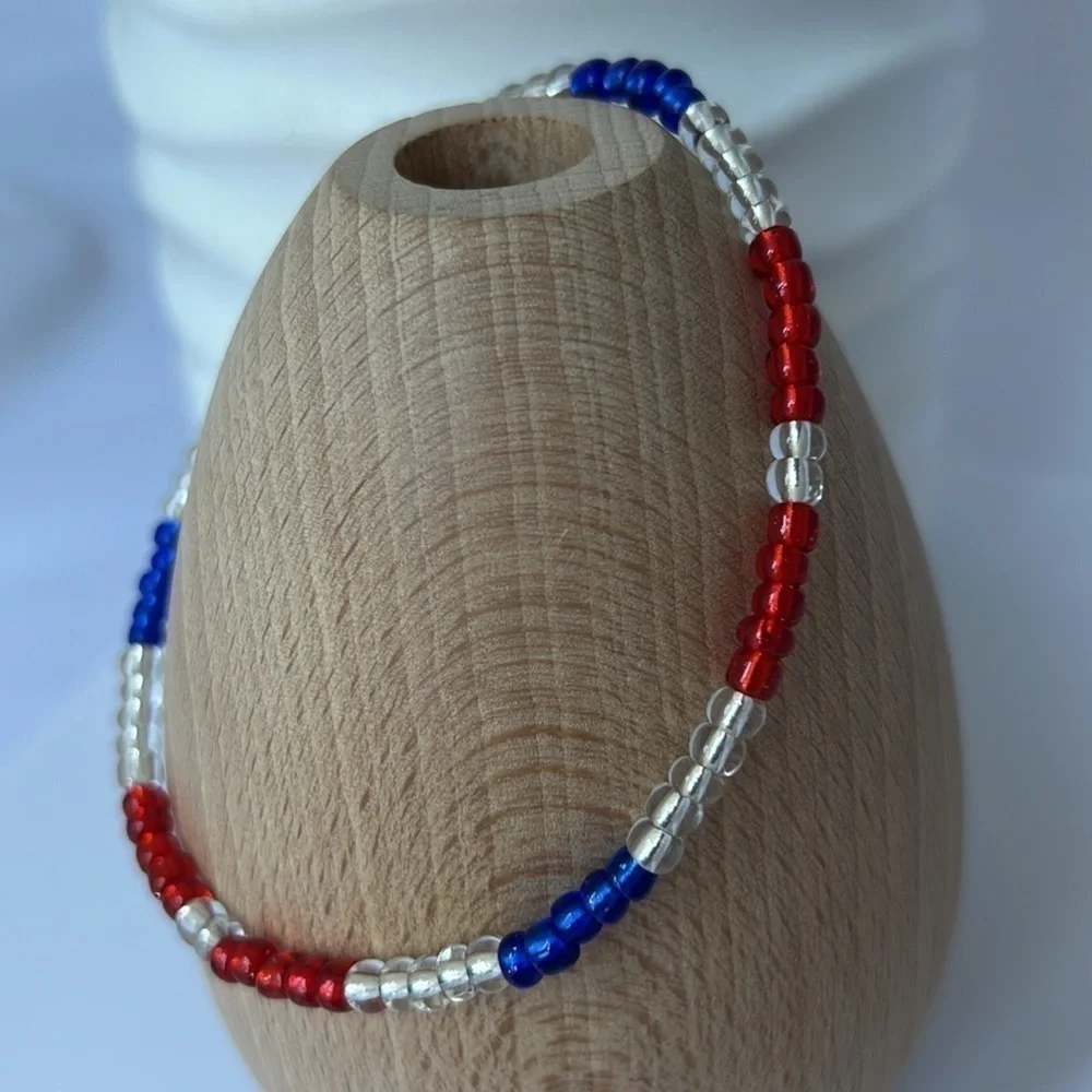Hand Crafted stretch beaded