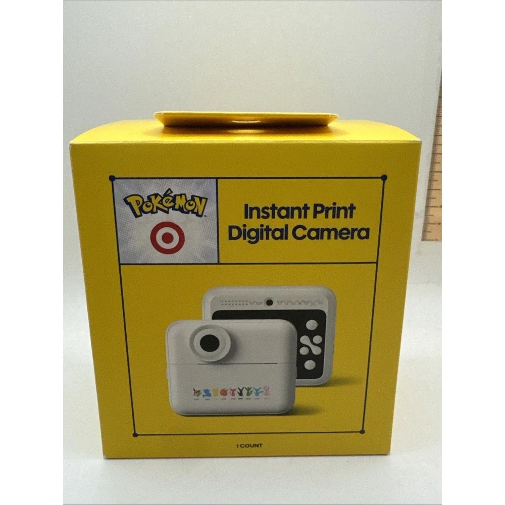 Pokemon x Target Instant Print Digital Camera 48MP 1080p White NIB Ships Fast!