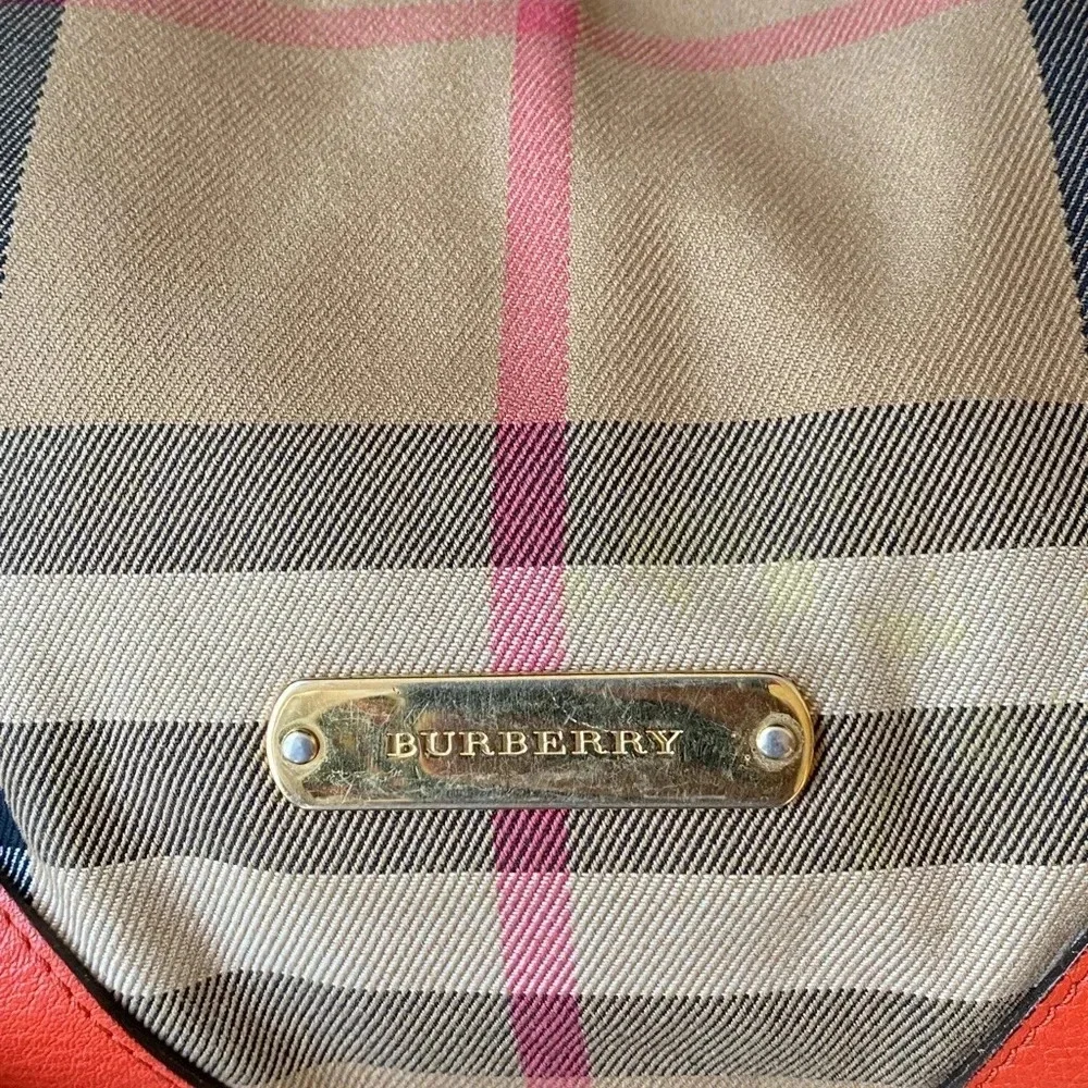 Burberry novacheck tote