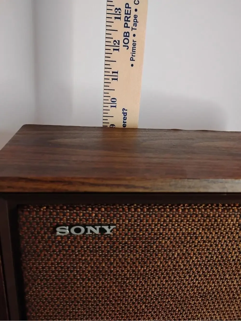 Sony vintage wooden