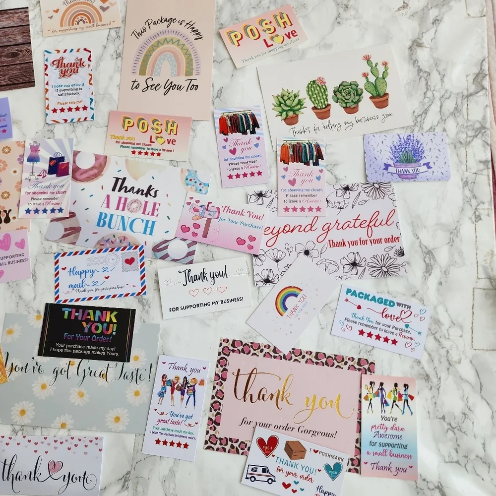200 Assorted Thank You Cards