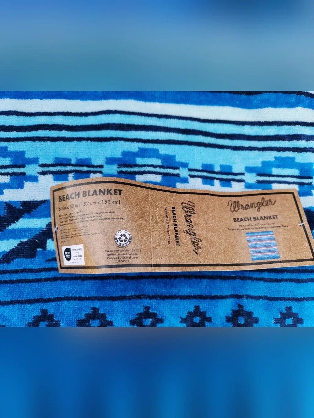 Wrangler beach blanket