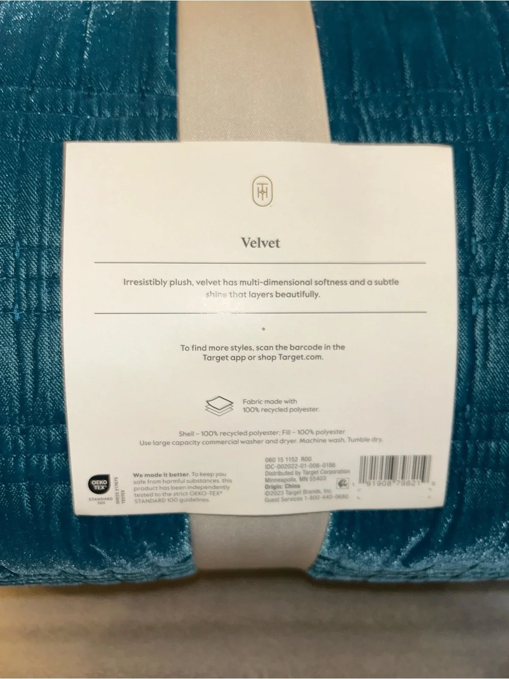 Threshold plush velvet