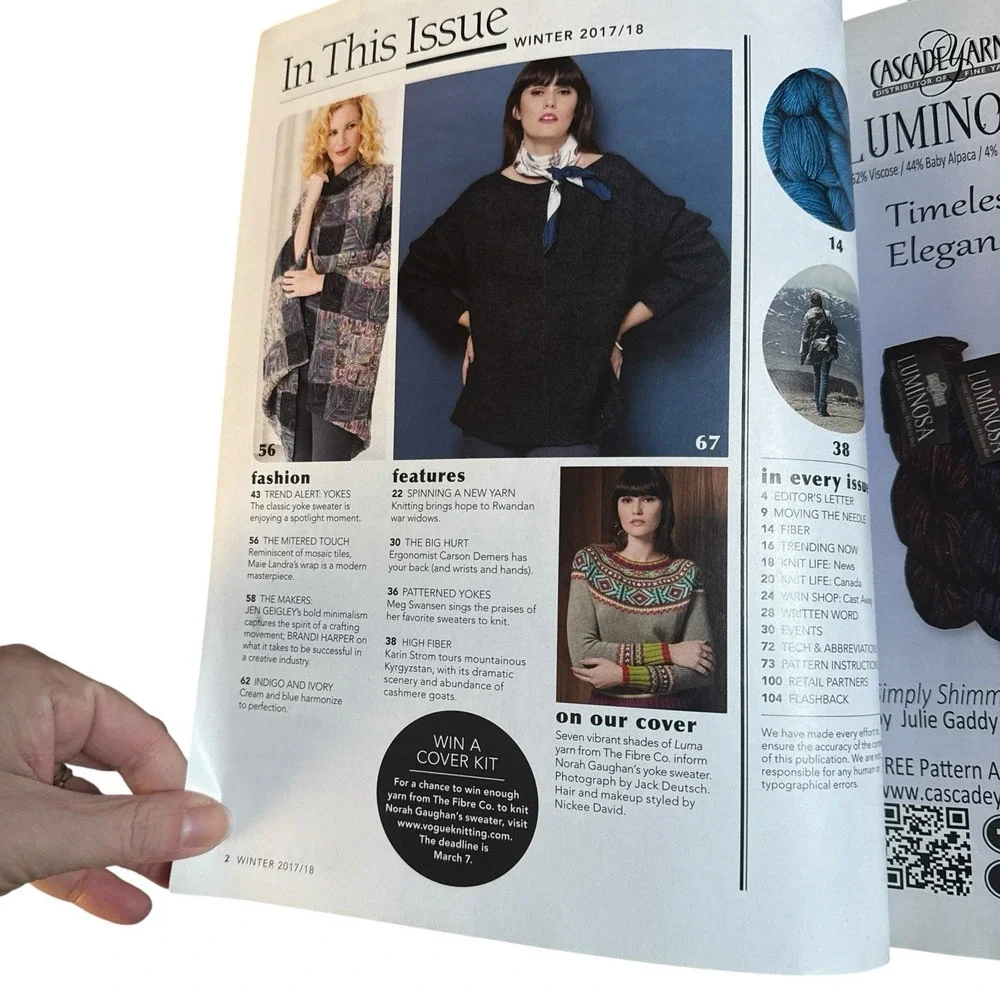 Vogue knitting magazine