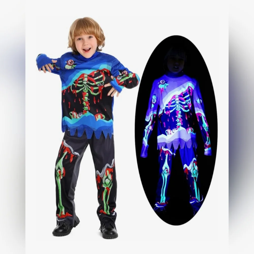 Seasons Comic Book‎ Zombie Costumes Black-Light Responsive Costumes Lg