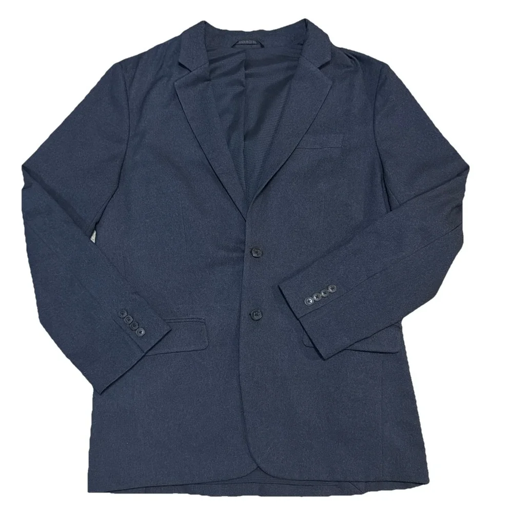 Bluffworks Gramercy Blazer Classic Fit Jacket Blue Hour 42L BW310 7 Pockets