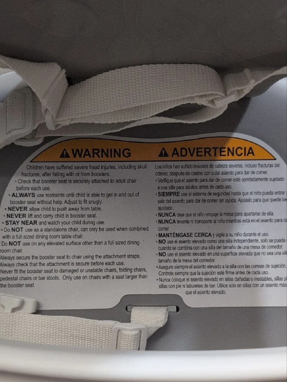Chicco booster seat