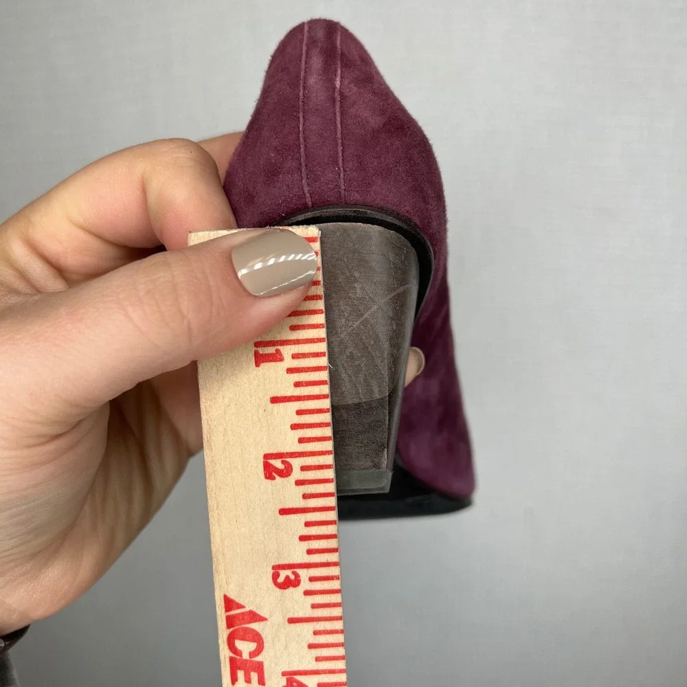 COCLICO burgundy suede