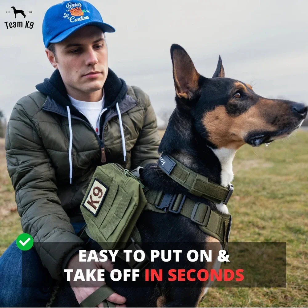Team K9 color leash handling
