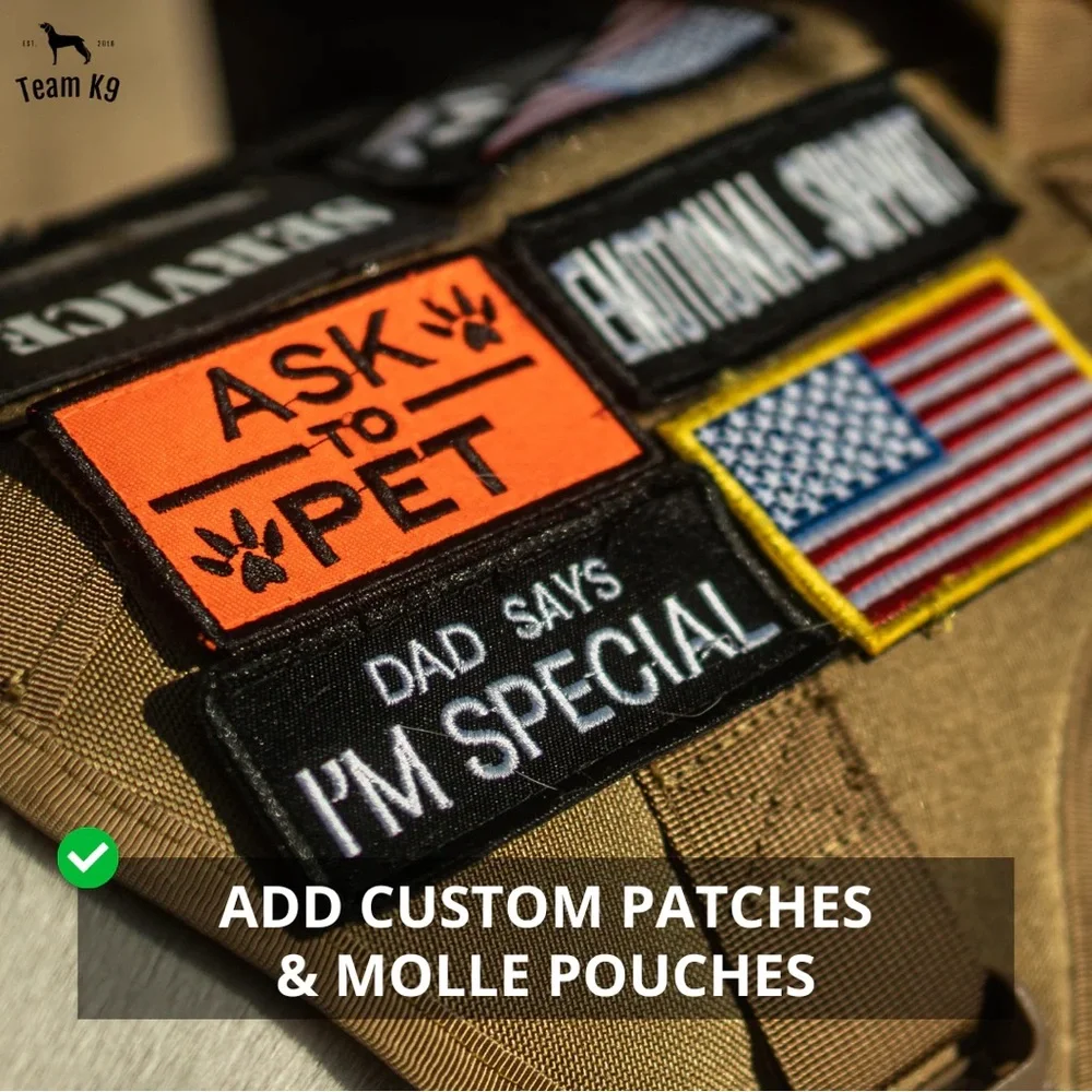 Team K9 comfort buckles or