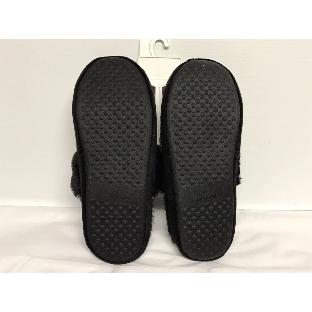 Justice Size 6 Girls Slip On House Shoes #8‎