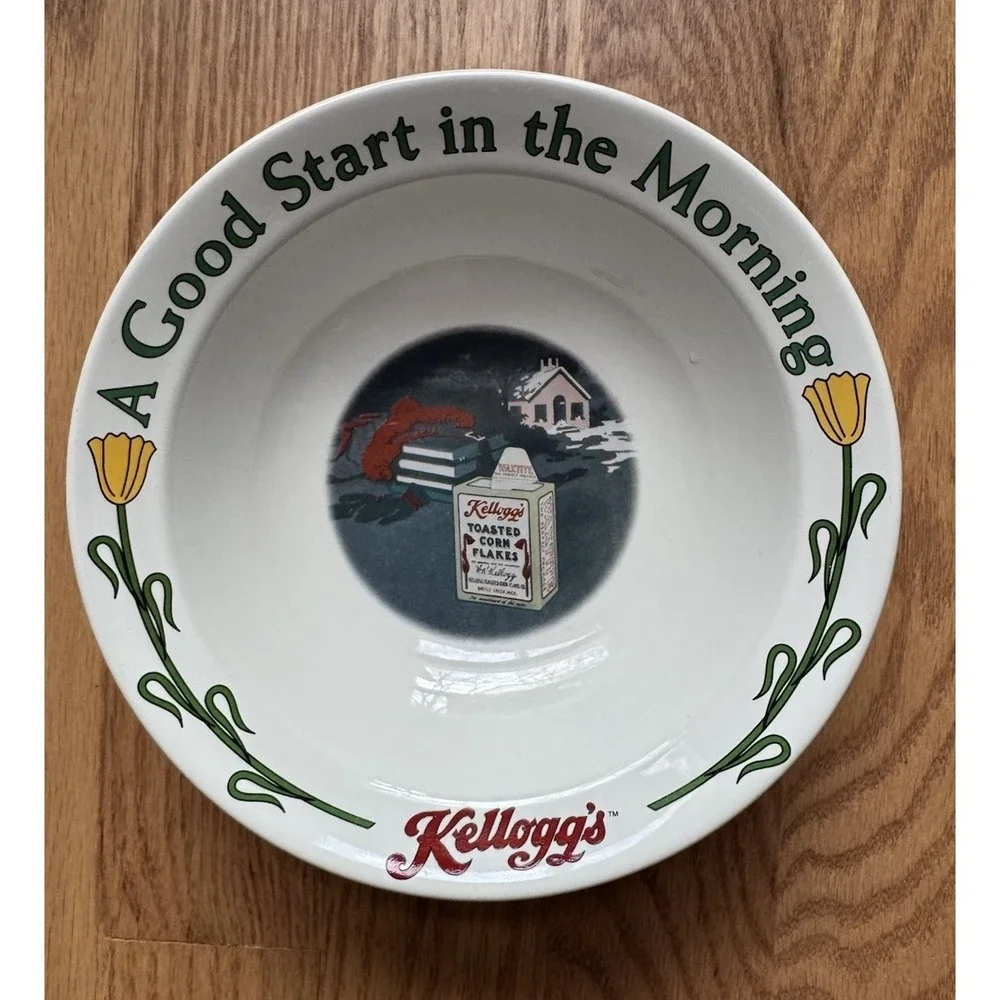 Vintage 1996 Kellogg's 90th Anniversary Cereal Bowls - Set of 3 (#1, #2,‎ #3)