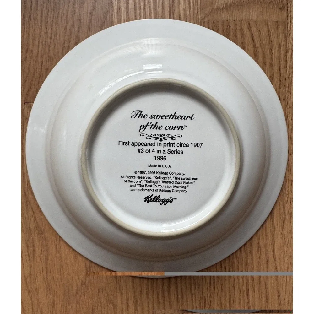 Vintage 1996 Kellogg's 90th Anniversary Cereal Bowls - Set of 3 (#1, #2,‎ #3)