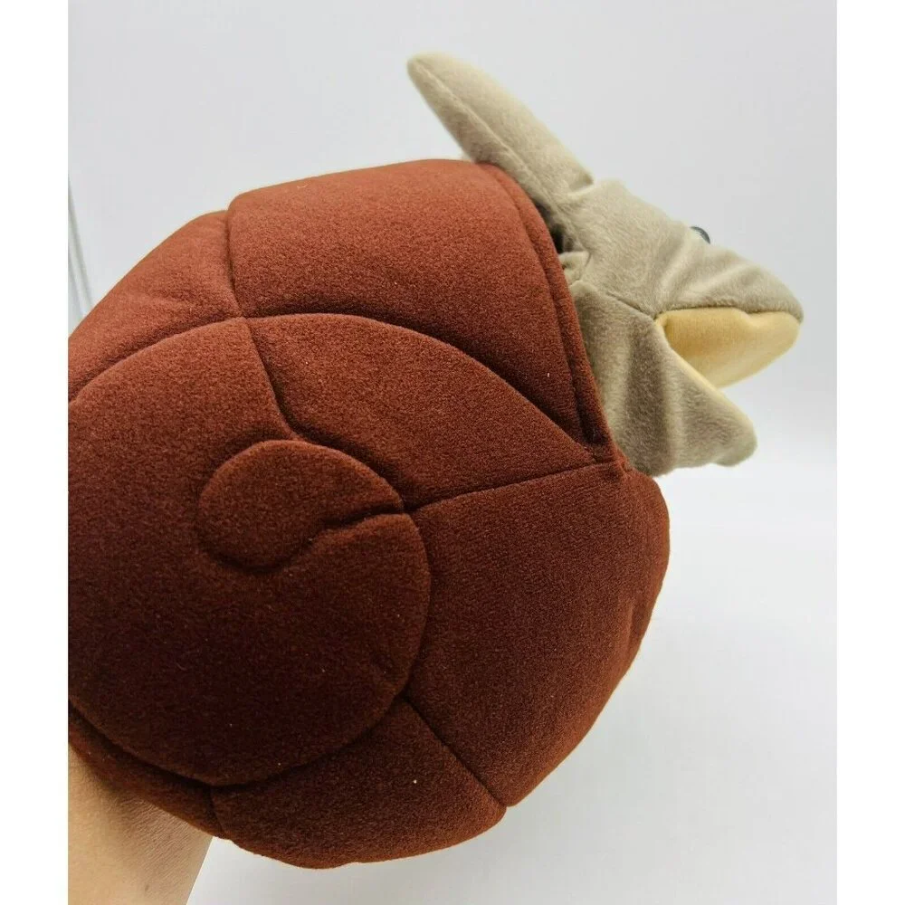 Folkmanis Folktails Brown Snail Shell Hand Puppet Full Body Plush 12‎ Inch