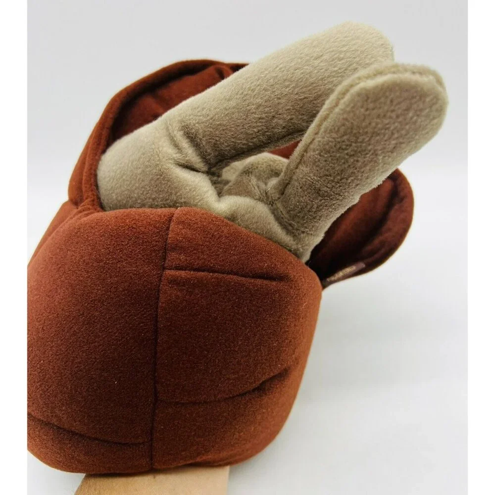 Folkmanis Folktails Brown Snail Shell Hand Puppet Full Body Plush 12‎ Inch