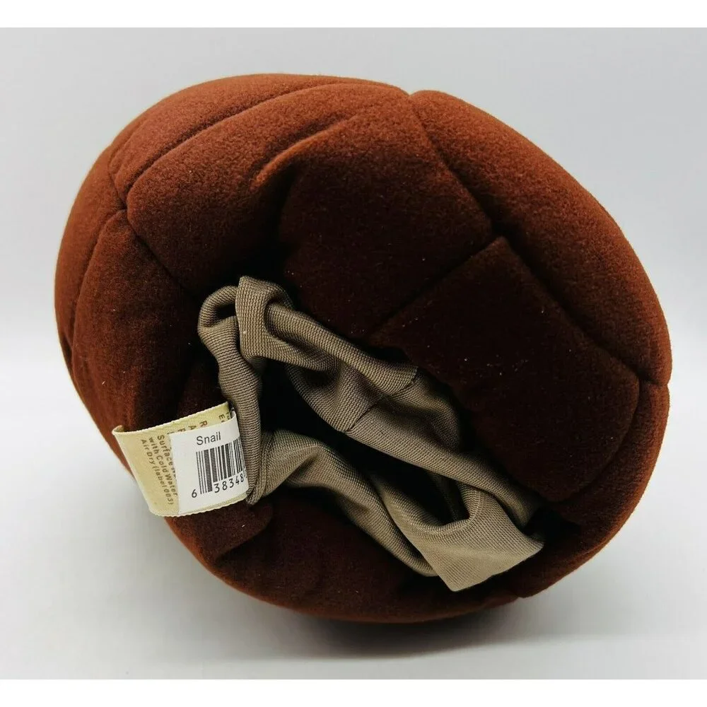 Folkmanis Folktails Brown Snail Shell Hand Puppet Full Body Plush 12‎ Inch