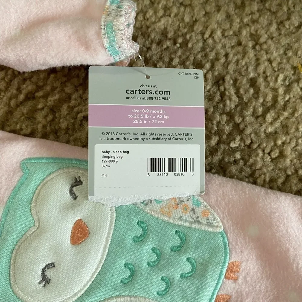 Carters Fleece Sleep Sack NWT