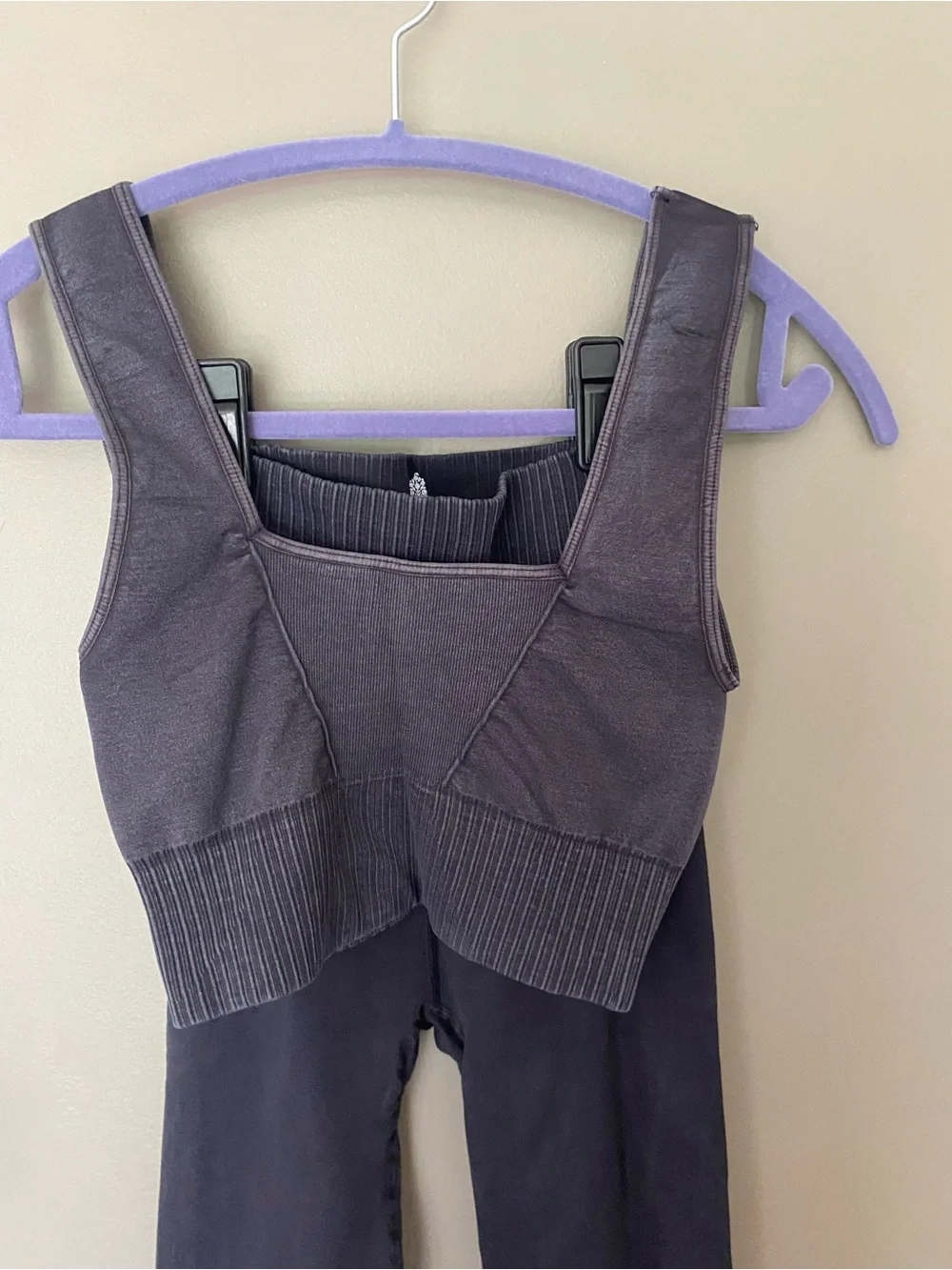 FREE PEOPLE MOVEMENT Good Karma Set XS/S Mineral Wash