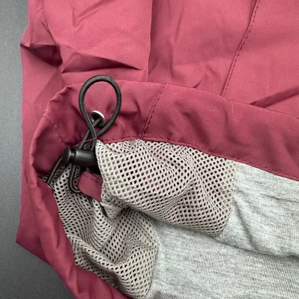 Sport-Tek burgundy windbreaker