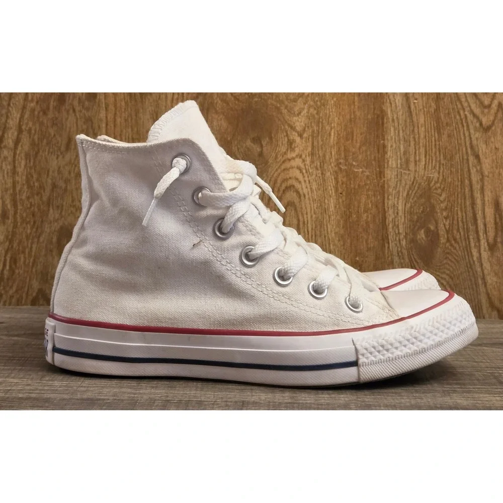 Converse Allstar High Top Shoes Sneakers Womens Size 6 White