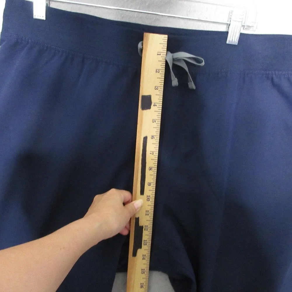 Figs Scrub Pants‎ Men XL Blue Livingston Basic Straight Medical Drawstring NWT
