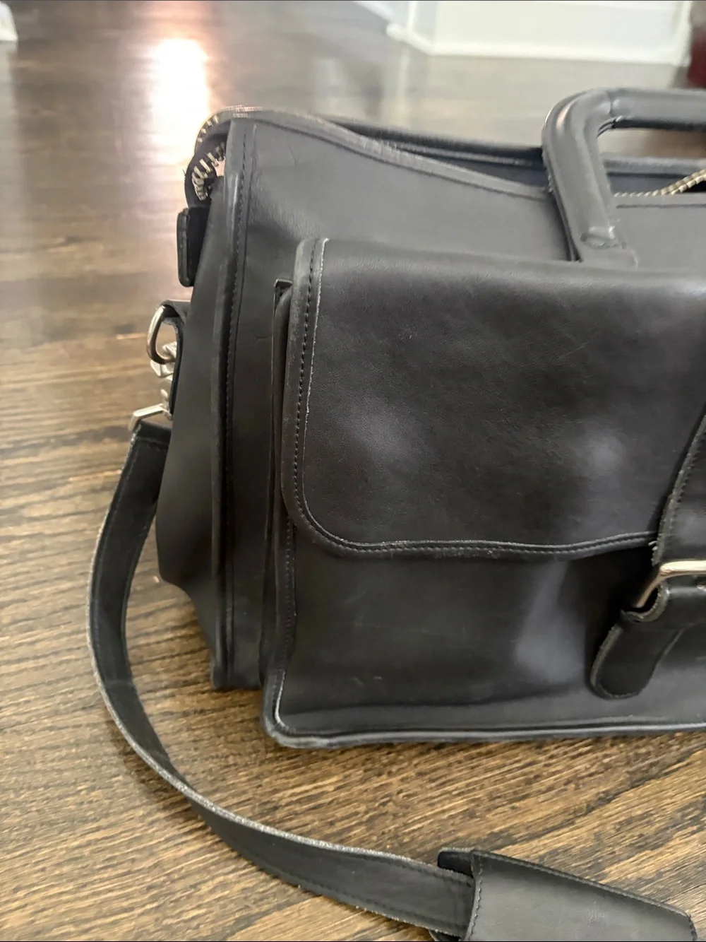 Coach sleek black