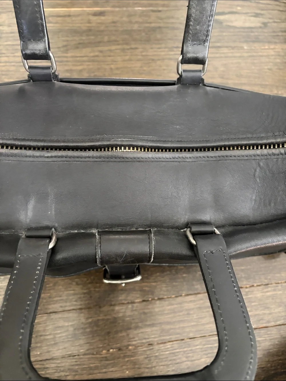 Coach sleek black