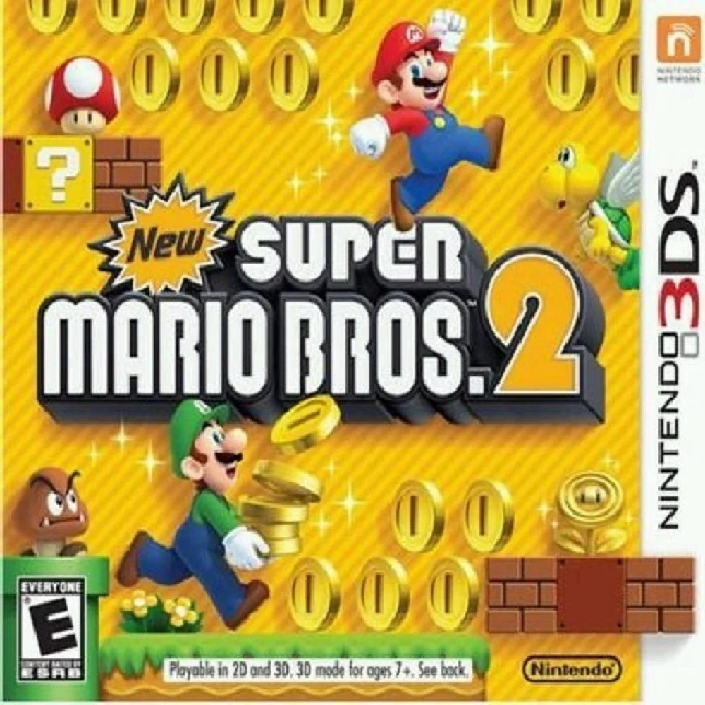 New Super Mario Bros. 2 CIB Nintendo 3DS Complete Game Case Manual Inserts