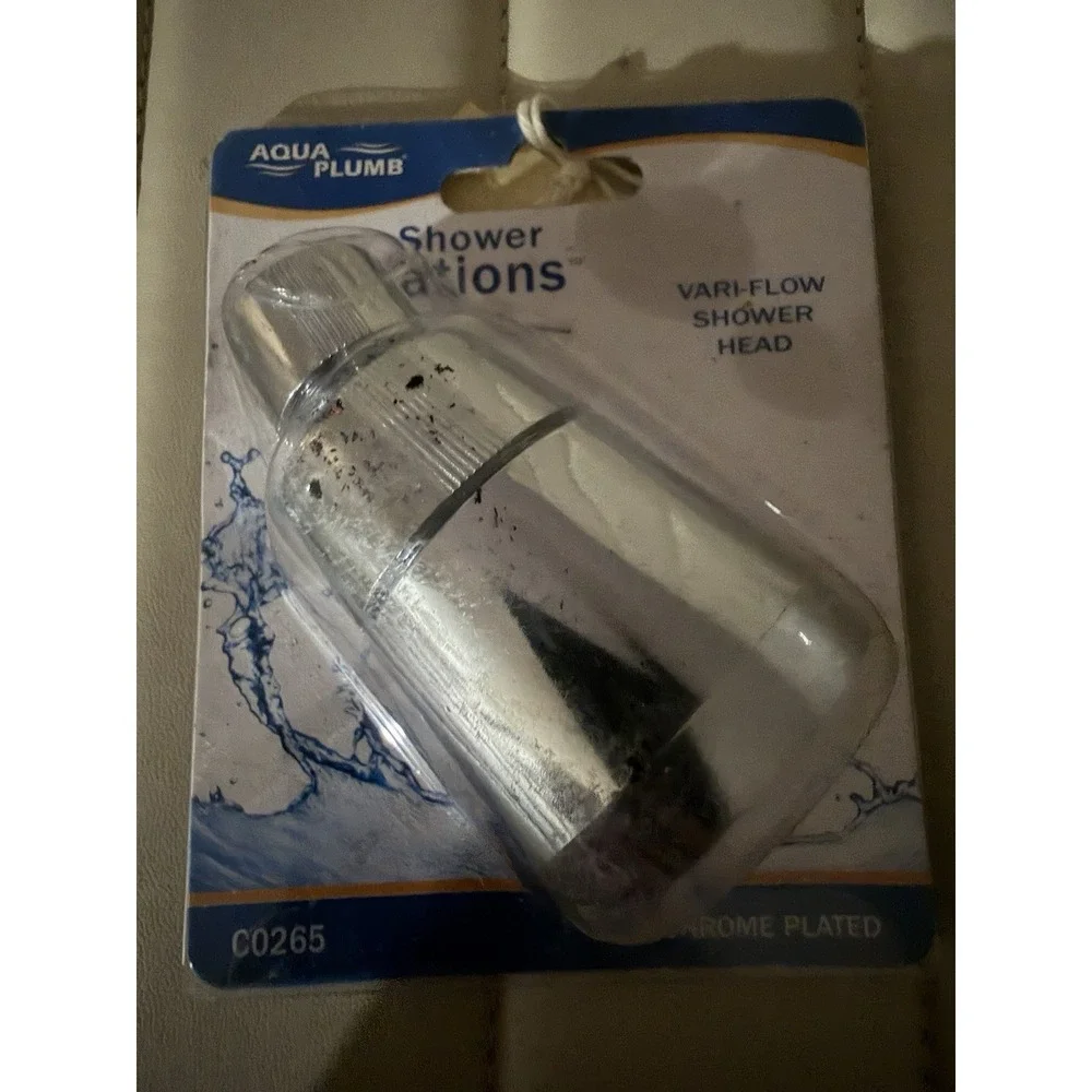 Aqua Plumb C0205 Select-A-Flow 2-Spray Style Shower Head 2-1/4