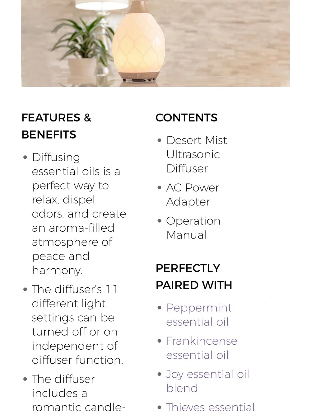 Young Living elegant young