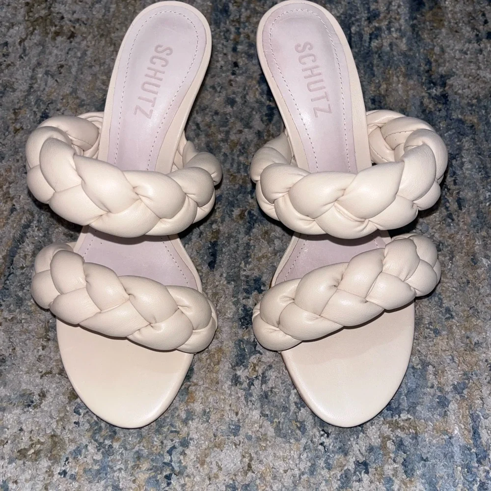SCHUTZ braided slide