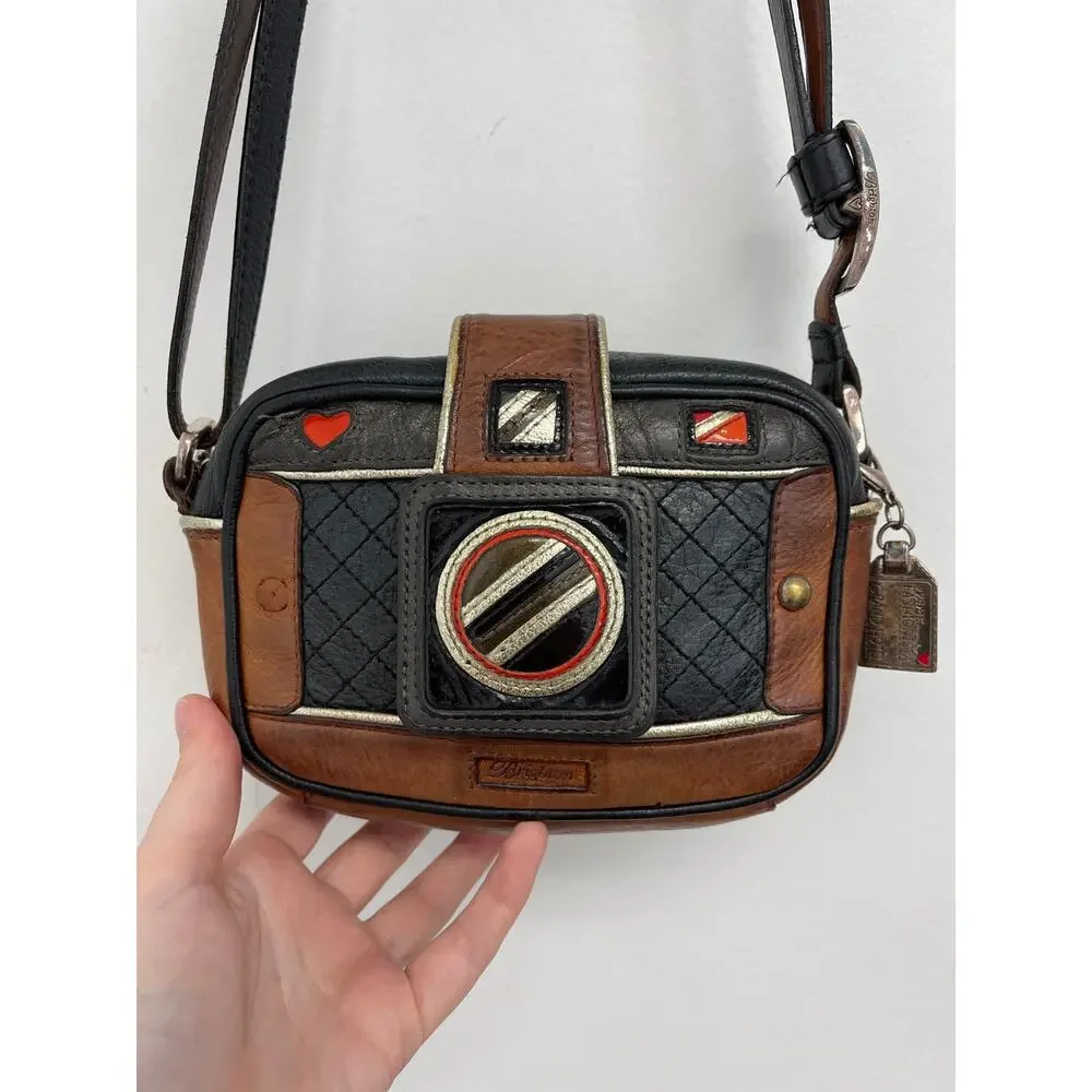 Brighton camera leather