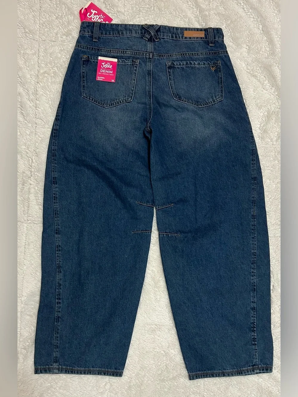 Justice Girl's Barrel Jean, Size 18
