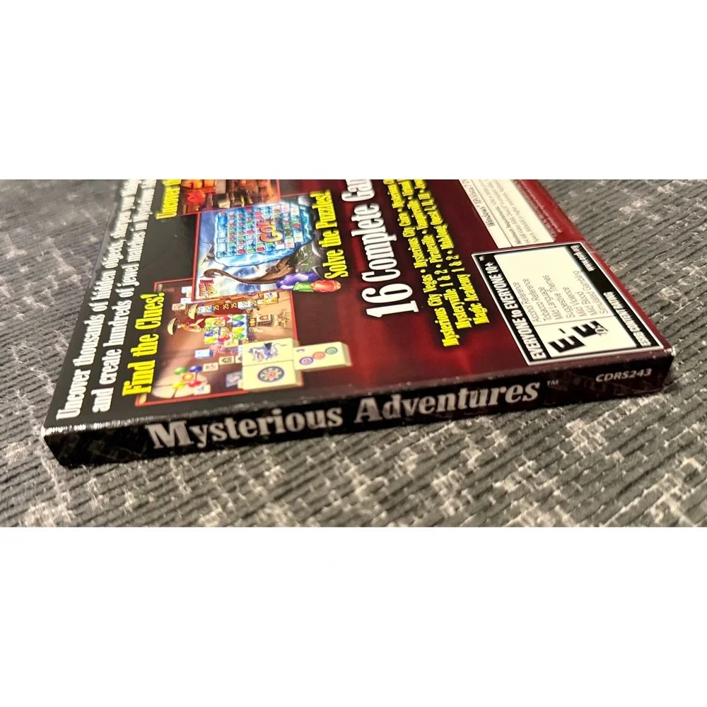 iWin Mysterious Adventures PC Game 16 Complete Games New Sealed Hidden Object