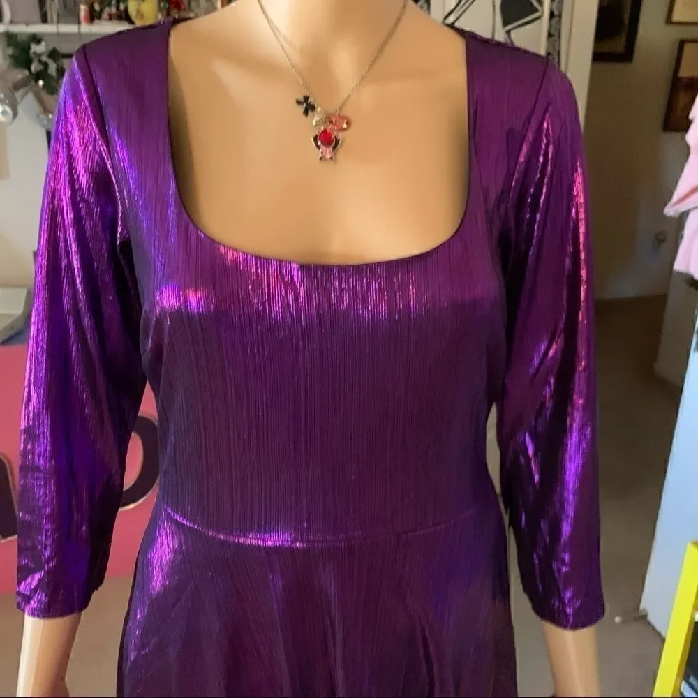 Lulus foiled metallic