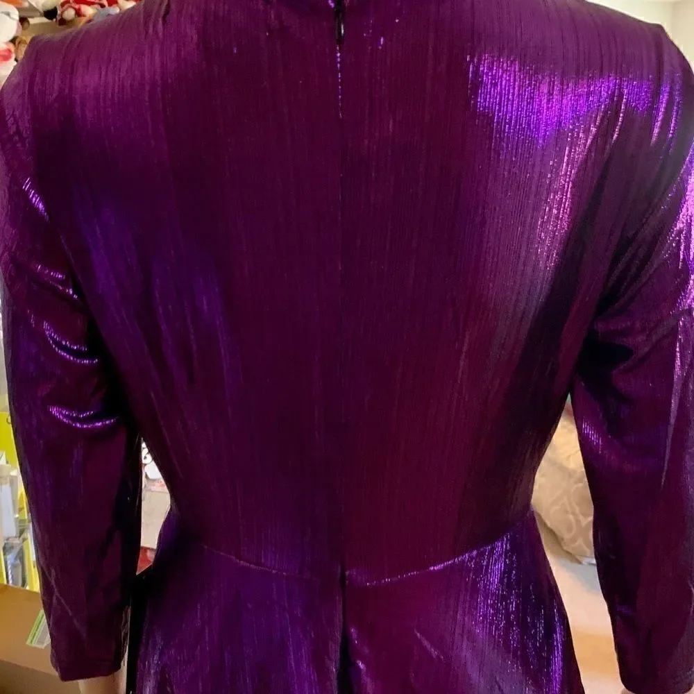 Lulus foiled metallic
