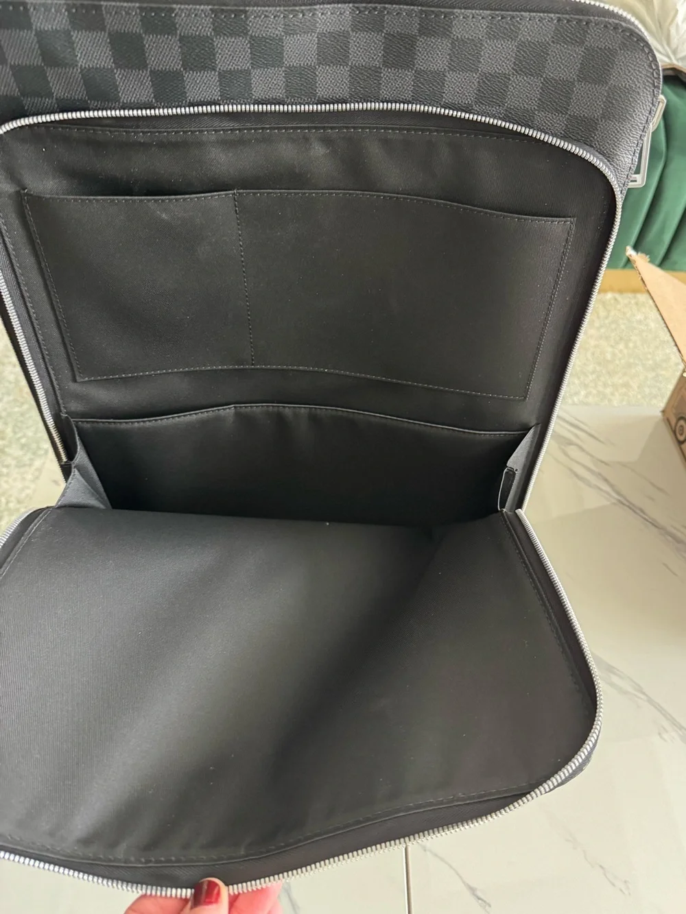 Louis Vuitton sleek black