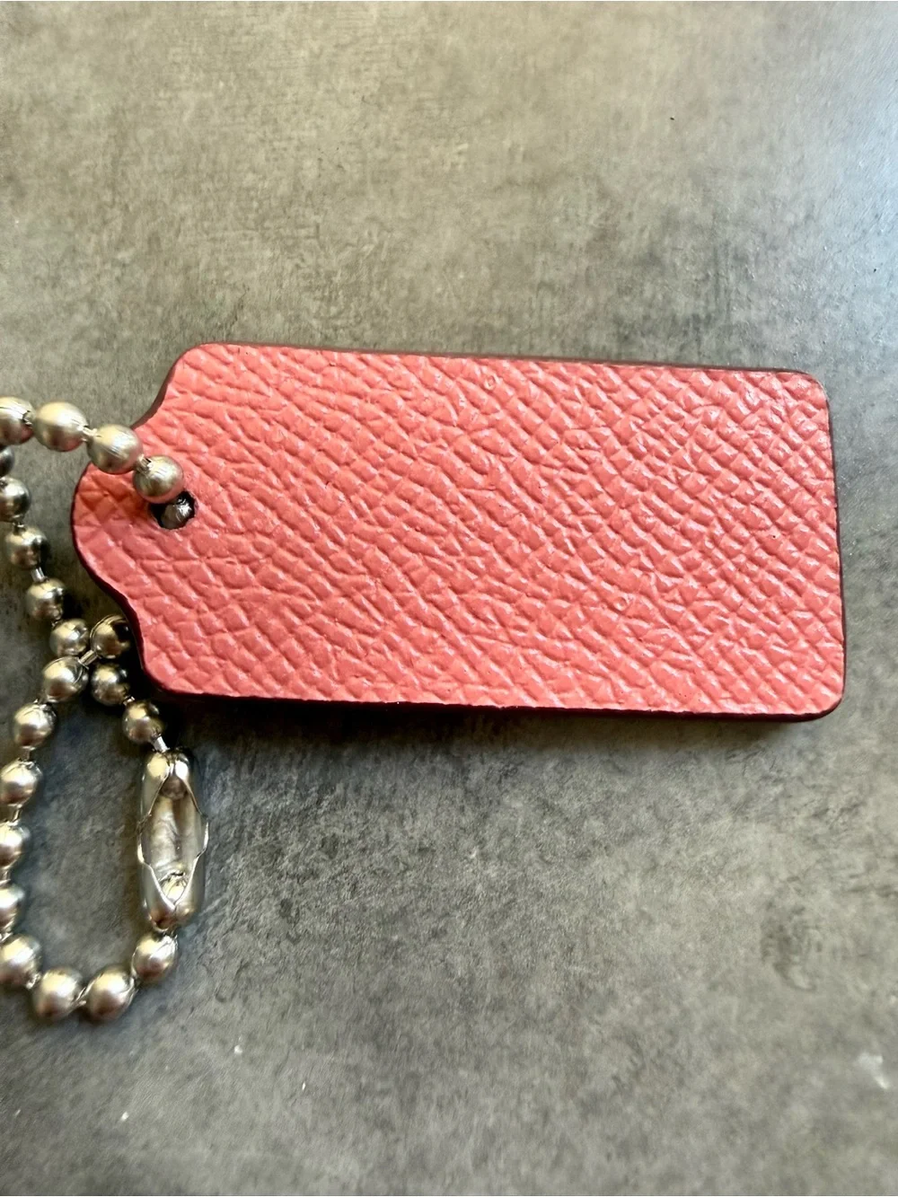 Pick 1 Coach Hang Tag - Plum, Salmon Pink or Navy