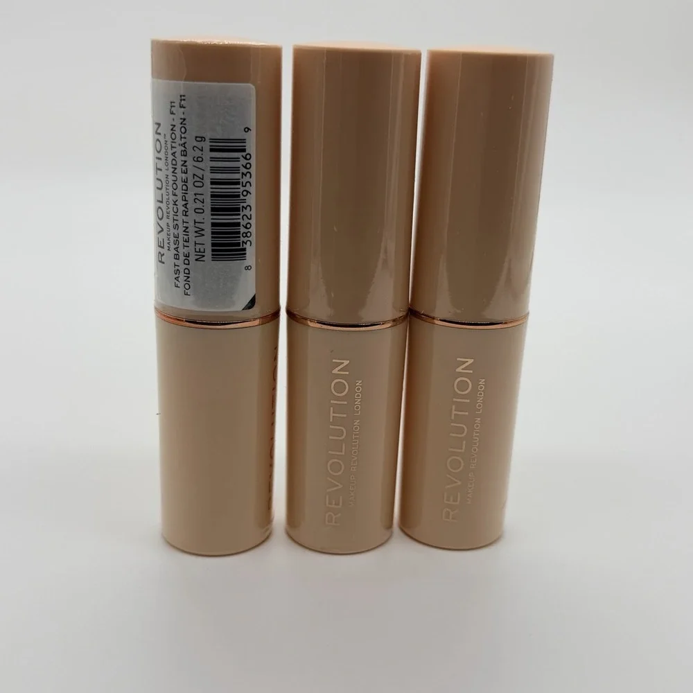 Revolution Fast Base Stick Foundation F11 – 3 Pack London Makeup