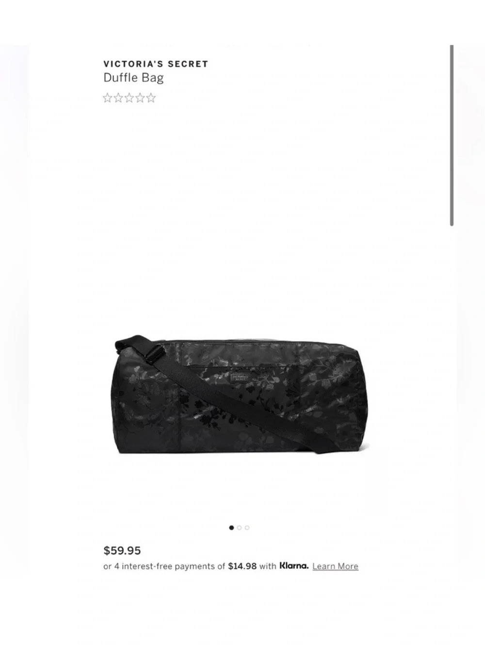 Victorias Secret sleek black