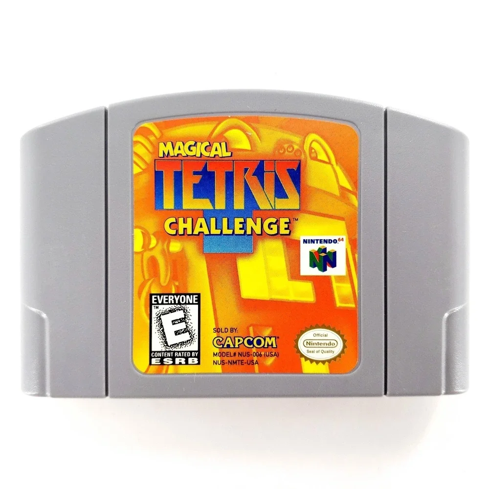 Magical Tetris Challenge (Nintendo 64, 1999) Authentic Cartridge Only Tested