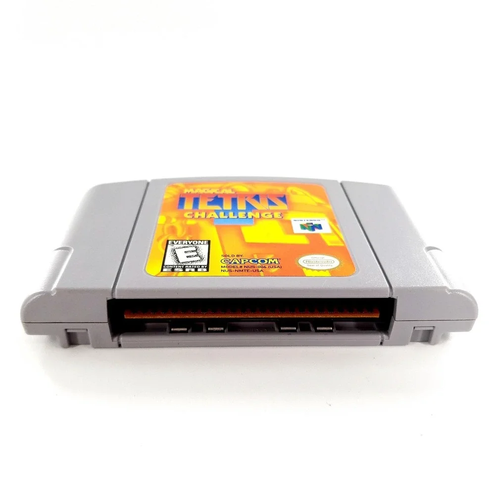 Magical Tetris Challenge (Nintendo 64, 1999) Authentic Cartridge Only Tested