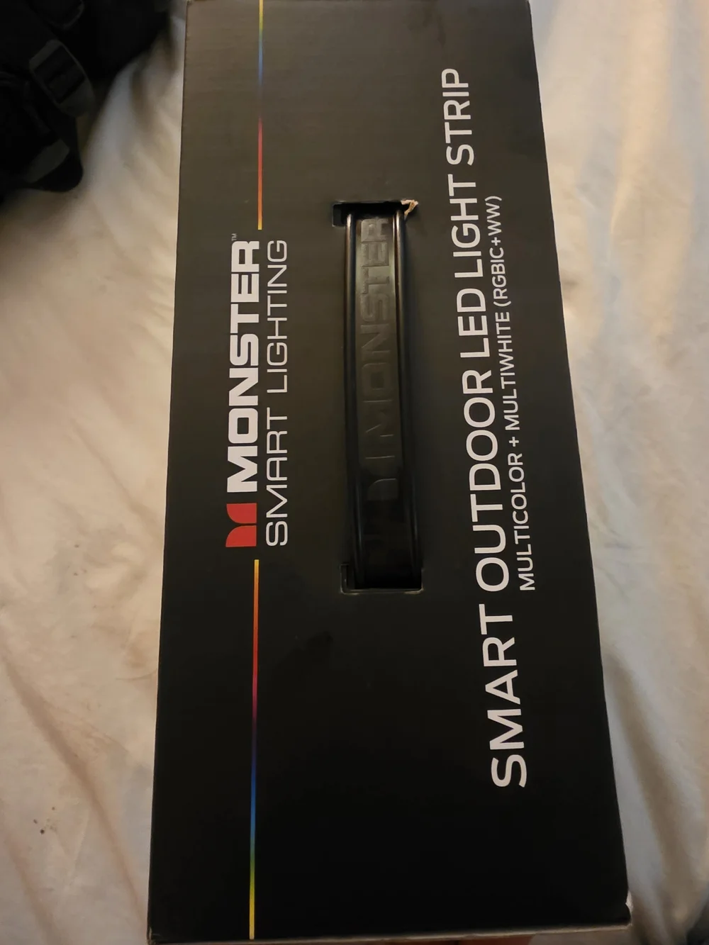 BRAND NEW Monster Smart Outdoor LED Light Strip - Multicolor/White (100ft)