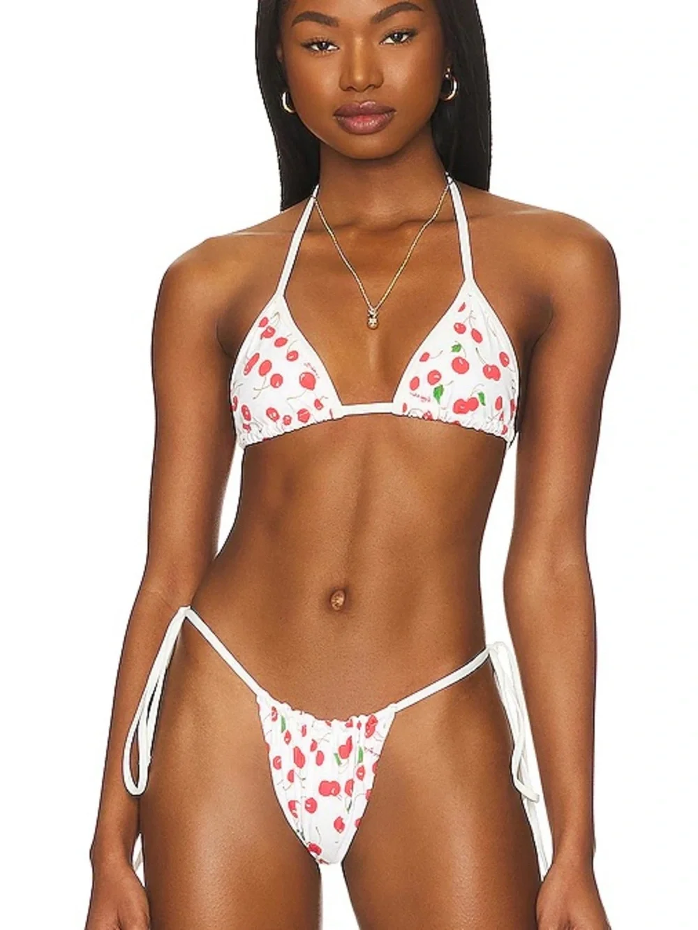 frankie’s bikini x sydney sweeney cherry set
