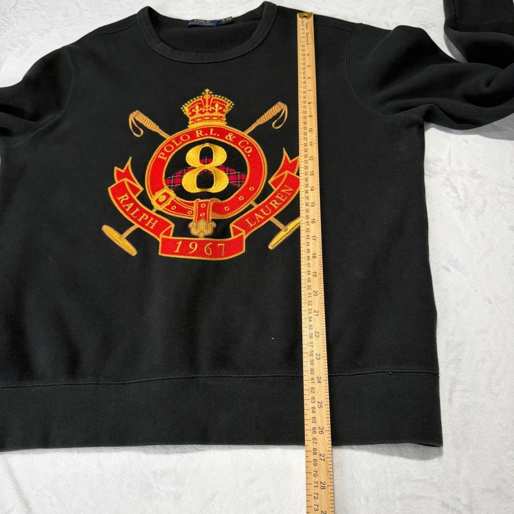Polo Ralph Lauren Mens Lunar New‎ Year Crest Embroidered Sweatshirt Preppy L